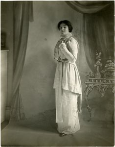Orchid moire, Maurice, ca. 1905-18 (foto af gelatinesølv) af Jessie Tarbox Beals