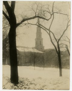 Park Street Church, Boston, USA, ca. 1902-10 (foto af gelatinesølv) af Jessie Tarbox Beals