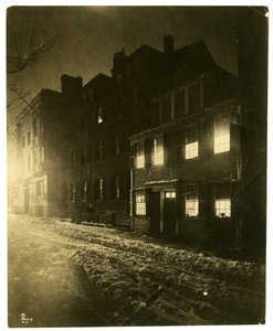 Pinckney Street, Boston, Mass, USA, ca. 1902-10 (foto af gelatinesølv) af Jessie Tarbox Beals