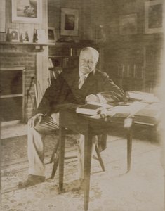 Portræt af William Dean Howells (1837-1920) 1918-20 af Jessie Tarbox Beals
