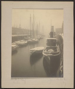 Den gamle T. Wharf, Boston af Jessie Tarbox Beals