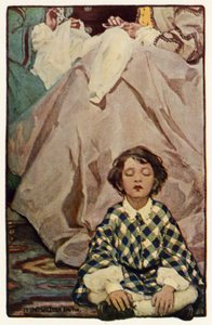Det lille land (farve litho) af Jessie Willcox Smith