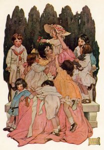 Til tante (farve litho) af Jessie Willcox Smith