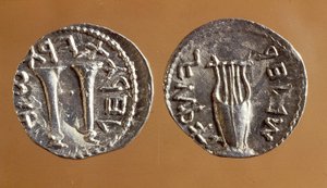 Mønter fra Bar Kochba-oprøret, 134-135 (metal)