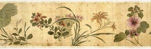 Et hundrede blomster, 1629 (farve på silke)