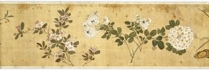 Hundrede blomster, tidligt 17. århundrede (malet silke) (detalje: se også 207347-58)