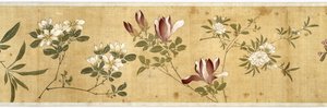 Et hundrede blomster, begyndelsen af det 17. århundrede (malet silke) (detaljer: se også 207347-58)
