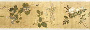 Hundrede blomster, tidligt 17. århundrede (malet silke) (detalje: se også 207347-58)