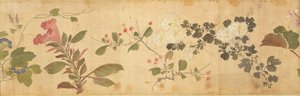 Et hundrede blomster, begyndelsen af det 17. århundrede (malet silke) (detaljer: se også 207347-58)