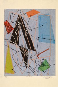 Pin Ball, 2015 (træsnit)