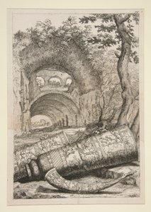 Et Horn og To Høje af Joachim von Sandrart