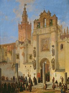 Religiøs procession i Sevilla
