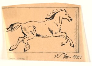 Galoperende hest af Joakim Frederik Skovgaard