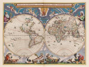 Le grand atlas, ou cosmographie Blauiane, en laquelle est exactement descrit le terre, la mer, et le ciel, vol.I
