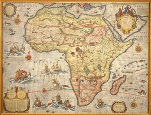 Kort over Afrika i 1686 af Joan Blaeu af Joan Blaeu