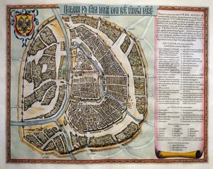 Moskva, bind II, Atlas Maior, af Joan Blaeu (1596-1673), kobberstik, Amsterdam
