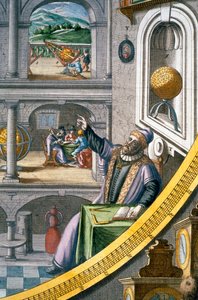 Tycho Brahe, dansk astronom, c1630 af Joan Blaeu
