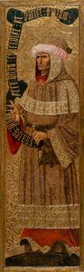 Isaie - Isaiah - Maleri af Joan Gasco (aktiv 1500-1529) - ca. 1500 - Tempera på panel - 226,9x64,7 - Nationalmuseet for kunst i Catalonien, Barcelona