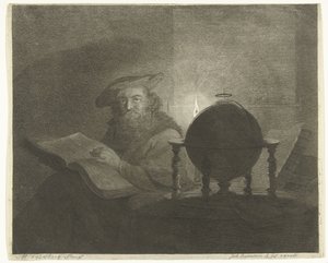 En lærd ved levende lys