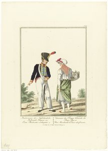 Gunner med en duftende vandsælger Gunner fra de hollandske kolonitropper og en parfumørsælger Uniformer og kostumer (serietitel)