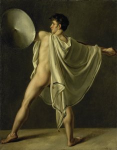 Kriger med lanse og skjold af Joannes Echarius Carolus Alberti
