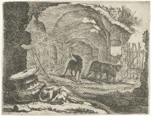 Fire hunde ved en ruin Hunde (serietitel)