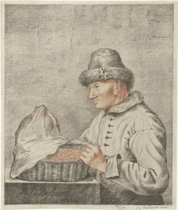 reje sælger af Joannis Jacobus Bijlaert (signed by artist)