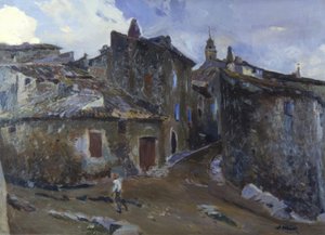 Regnvejrsdag af Joaquim Mir i Trinxet