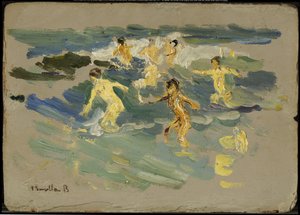 Strand ved Valencia, ca. 1904 af Joaquín Sorolla