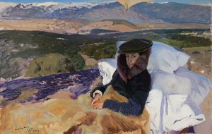 Rekonvalescent Maria i El Pardo, 1906. af Joaquin Sorolla y Bastida
