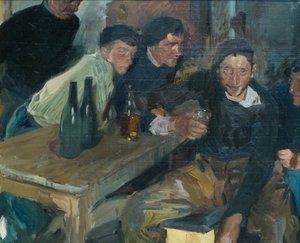 Den berusede, Zarauz af Joaquin Sorolla y Bastida