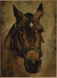 CABEZA DE CABALLO. Kunstner: JOAQUIN SOROLLA. Sted: PRIVAT SAMLING, MADRID, SPANIEN af Joaquín Sorolla
