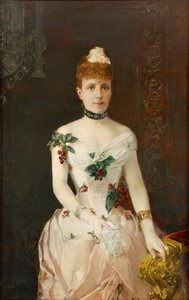 Maria Christina af Østrig 1858-1929, dronning af Spanien, 1888. af Joaquín Sorolla