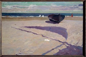 Skyggen af ​​bådmaleriet af Joaquin Sorolla y Bastida (1862-1923) 1903 Madrid, Sorolla Museum af Joaquín Sorolla