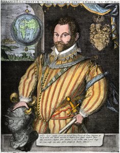 Portræt af Sir Francis Drake (kobberstik)