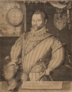 Portræt af Sir Francis Drake,