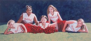 Junior High School Cheerleaders on the Grass, 2003