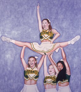 Lets go Hornets #1 Yeah!, 2002 (olie og akryl på lærred)