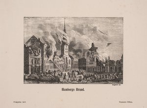 Dansk: "Hamborgs brand" af Johan Aagaard
