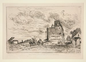 Abrissarbeiten in der Rue des Francs-Bourgeois Saint-Marcel