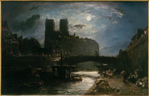 Vor Frue af Paris i måneskin