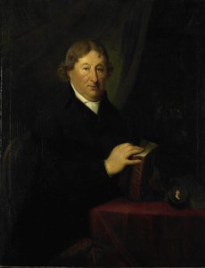 Portræt af Gerrit van der Pot, Lord of Groeneveld, kunstsamler i Rotterdam af Johan Bernard Scheffer