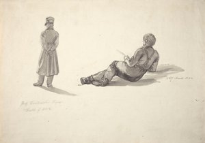 Caspar David Friedrich; fisker af Johan Christian Dahl