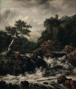 Kopi af landskab af J. Ruisdael af Johan Christian Dahl