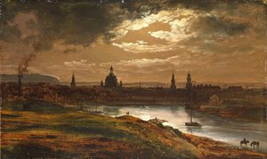 Dresden ved Moonlight