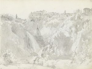 Fossefall, Tivoli af Johan Christian Dahl