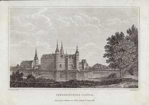 Frederiksborg Palace af Johan Christian Dahl