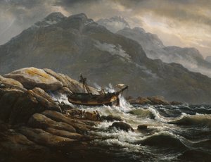 Forlis af Johan Christian Dahl