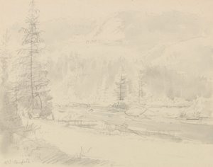 Ved Bruflat af Johan Christian Dahl