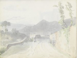 Ved Casamicciola, Ischia af Johan Christian Dahl